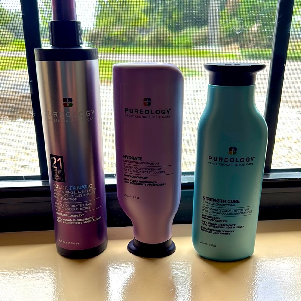 Pureology Hydrate Shampoo and Conditioner Set - Purple and Blue